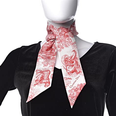 dior red toile scarf|Dior .